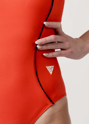 Active Sculpt Leotard Red - US ELITE ATHLETICS